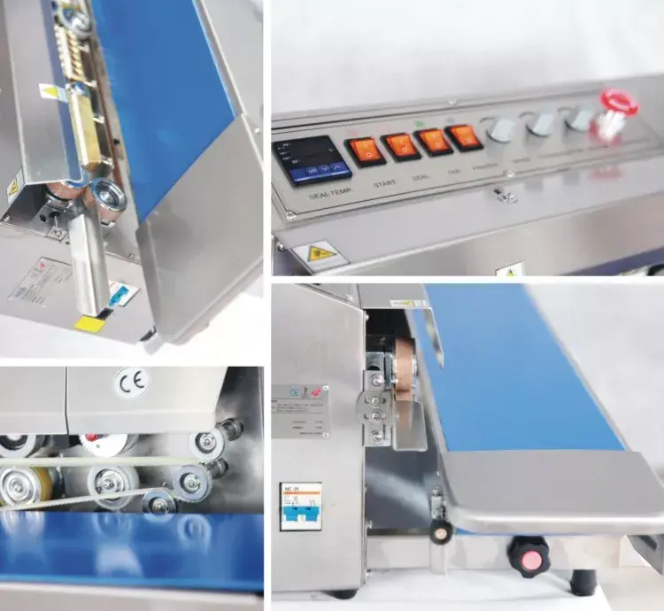 NEWSTRONG TARİH BASMALI YATAY PASLANMAZ POŞET KAYNAK MAKİNESİ