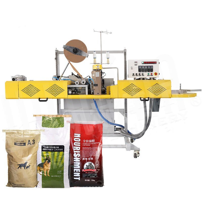 NEWSTRONG OTOMATİK DİKİŞLİ KAĞIT İÇ ASTAR TORBA KAPATMA VE PAKETLEME MAKİNESİ BANTSIZ